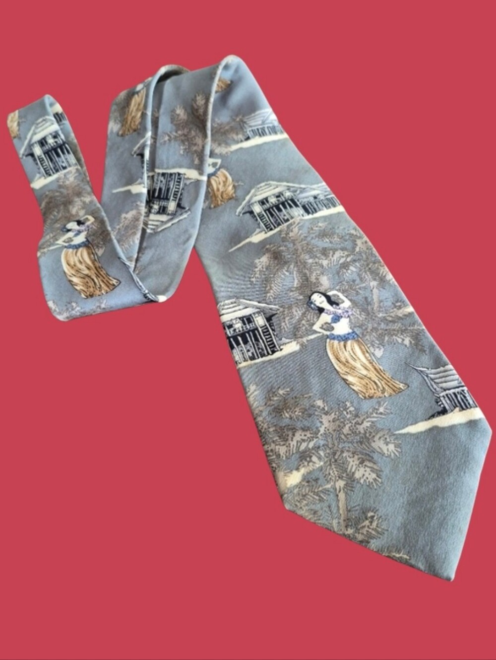 Hula Girl Silk Tie